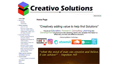 Desktop Screenshot of creativosolutions.com